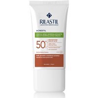 Rilastil Acnestil SPF50+ Emulsione Leggera Seboregolatrice e Opacizzante, 40ml