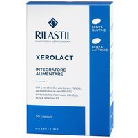 Rilastil Xerolact Integratrore di Probiotici Prebiotici e Vitamina B3, 30 Capsule