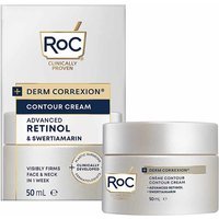 RoC Derm Correxion - Crema Viso al Retinolo Acido Ialuronico e Peptidi, 50ml