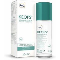 RoC KEOPS - Deodorante Roll On 48H Senza Alcol Senza Profumo Pelle Normale,30ml