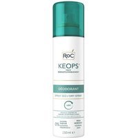 RoC KEOPS - Deodorante Spray Secco 48H Senza Alcool Senza Profumo, 150ml