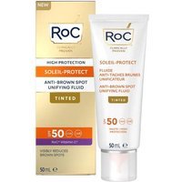 Roc Soleil Protect - Fluido Viso Uniformante Colorato Anti-Macchie SPF50+, 50ml