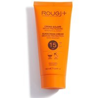 Rougj Solare - Crema Solare SPF15 Protezione Media Viso e Corpo, 100ml
