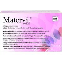 Rpf Matervit - Integratore multivitaminico in capsule Rpf Matervit per la gravidanza, 30 capsule