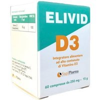 Sage Pharma Elivid D3 Integratore Vitamina D, 60 Compresse