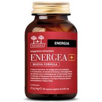 Salugea Energea+ Nuova Formula Integratore Energia e Vitalità, 60 Capsule Vegetali