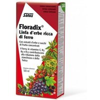 Salus Floradix integratore - Sciroppo con ferro e vitamine per la stanchezza, 500 ml
