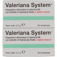 Sanifarma Valeriana System Integratore Alimentare, 30+30 Compresse