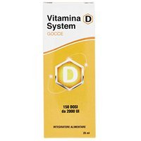 Sanifarma Vitamina D System Gocce 150 Dosi da 2000UI, 26ml