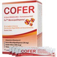 Sanitpharma Cofer Integratore Alimentare, 20 Stick