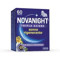 Sanofi Novanight - Tripla Azione Integratore a Rilascio Rapido, 60 Compresse