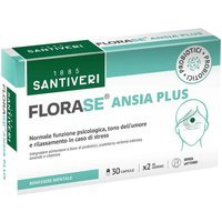 Santiveri Florase Ansia Plus Integratore Alimentare, 30 capsule