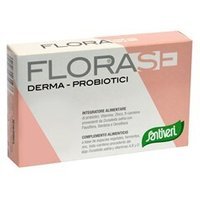Santiveri Florase Derma - Integratore Santiveri di probiotici per la pelle, 40 capsule