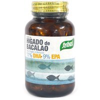 Santiveri Olio di fegato di merluzzo - Integratore olio di fegato di merluzzo, 120 perle