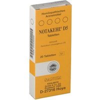 SANUM-Kehlbeck Notakehl D5 Medicinale Omeopatico Immuno Isopatico, 20 Compresse