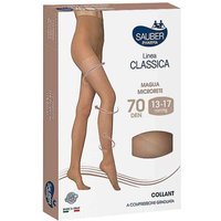 Sauber Classica 70 Den - Collant microrete medio taglia 2 per la circolazione venosa, 1 paio