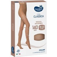 Sauber Linea Classica Glacè - Collant Sauber 140 denari per il microcircolo, 1 paio taglia 1