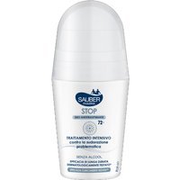 Sauber STOP - Deodorante Trattamento Anti-Traspirante Roll On 72h, 50ml