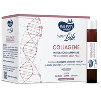 Sauber System Life - Collagene Integratore Alimentare, 10 flaconcini