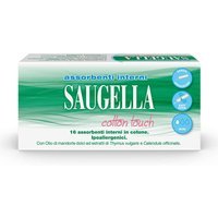 Saugella Cotton Touch - Assorbenti Interni misura Mini Flussi Leggeri, 16 Pezzi
