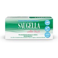 Saugella Cotton Touch - Assorbenti Interni Super per Flussi Abbondanti, 16 Pezzi