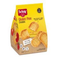 Schar Crostini - Fette di pane tostato senza glutine per gli antipasti, crostini Schar 175 g