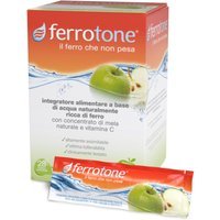 Schwabe Pharma Ferrotone Integratore con Succo Di Mela e Vitamina C, 28Bustine