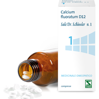Schwabe Pharma Sali Dr. Schüssler - Calcium fluoratum D12 Sale Dr. Schussler N.1 (fluoruro di calcio), 200 Compresse