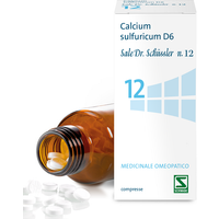 Schwabe Pharma Sali Dr. Schüssler - Calcium sulfuricum D6 Sale Dr. Schüssler N.12 (solfato di calcio), 200 Compresse