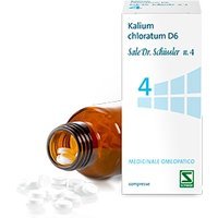 Schwabe Pharma Sali Dr. Schüssler - Kalium chloratum D6 Sale Dr. Schussler N.4 (cloruro di potassio), 200 Compresse