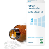 Schwabe Pharma Sali Dr. Schüssler - Natrium chloratum D6 Sale Dr. Schussler N.8 (cloruro di sodio), 200 Compresse