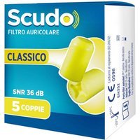 Scudo Classic Tappi Auricolari, 5 Coppie