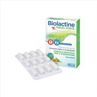 Sella Biolactine Travel Forte integratore - Fermenti lattici per il viaggiatore, 24 capsule