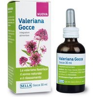 Sella Valeriana - Integratore alimentare per il rilassamento e il sonno, gocce valeriana 30 ml
