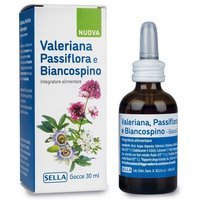 Sella Valeriana Passiflora e Biancospino Integratore Alimentare in Gocce, 30ml