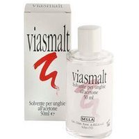 Sella Viasmalt - Solvente unghie Sella all'acetone per la rimozione dello smalto, 50 ml