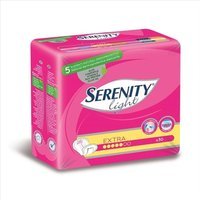 Serenity Light Lady - Extra Assorbenti Anatomici Per Incontinenza, 30 Pezzi
