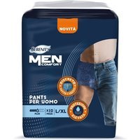 Serenity Pants Men Comfort Plus - Pantaloni comfort lxl assorbenti con barriera ai liquidi, 10 pezzi