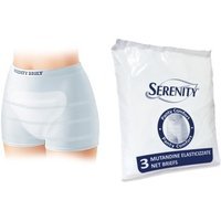 Serenity Panty Comfort - La mutandina a rete Serenity per l'incontinenza, taglia S da 3 pezzi