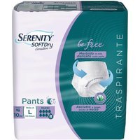 Serenity Soft Dry - Sensitive Be Free Pannoloni Pants Taglia L Maxi, 10 pants