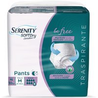 Serenity Soft Dry - Sensitive Be Free Pannoloni Pants Taglia M Maxi, 10 pants