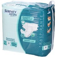 Serenity Soft Dry - Sensitive Pannoloni a Mutandina Super Taglia M, 15 pannoloni