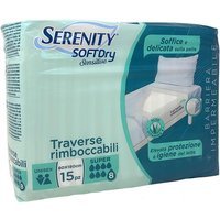 Serenity Soft Dry - Sensitive Traversa Rimboccabile Super 80x180cm, 15traverse