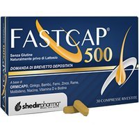 Shedir Pharma Fastcap - 500 Complemento Alimentare, 30 Compresse Rivestite