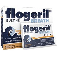 Shedir Pharma Flogeril Breath Forte Integratore Alimentare, 18 Bustine