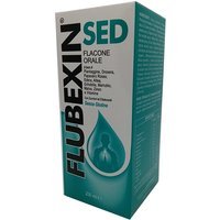 Shedir Pharma Flubexin Sed integratore liquido - Lenitivo per la gola e le vie respiratorie, 200 ml