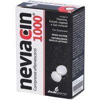 Shedir Pharma Neviacin 1000 compresse effervescenti - Integratore per le difese, 20 compresse