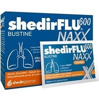 Shedir Pharma Shedirflu 600 Naxx Arancia Integratore Senza Zuccheri, 20 bustine