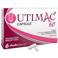Shedir Pharma Utimac 60 - Integratore alimentare per la funzionalità delle vie urinarie, 14 capsule