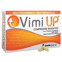 Shedir Pharma Vimi Up - Integratore multivitaminico per difese immunitarie ed energia, 30 compresse
